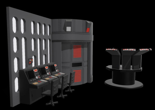 Gedrucktes death star ii - gedrucktes,