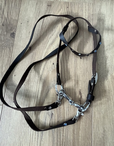 Braune trense aus leder mit - braune,