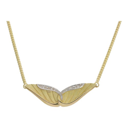 Damen collier gold 333 - damen,