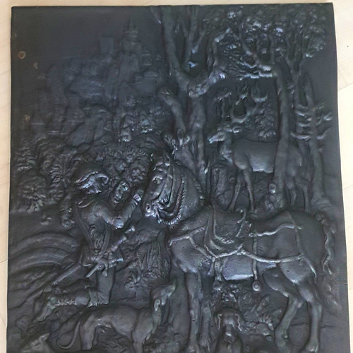 Gusseisen reliefplatte - gusseisen,
