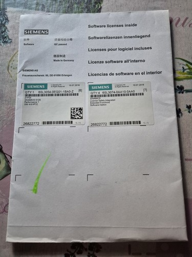 Siemens software qty 1 - software, qty:1