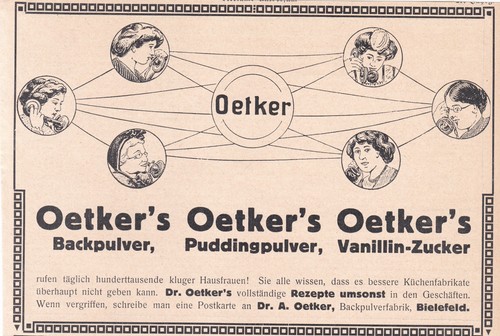 Oetker reklame 1910 dr - ,