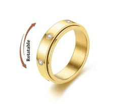 Edelstahl Ringe Zirkonia