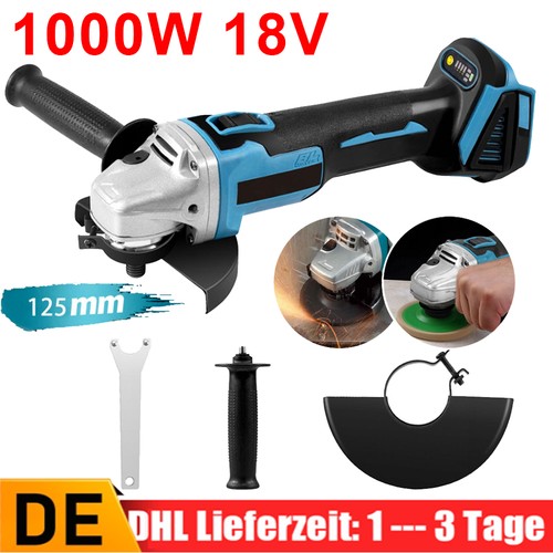 Akku winkelschleifer 18v 125mm - 18v,