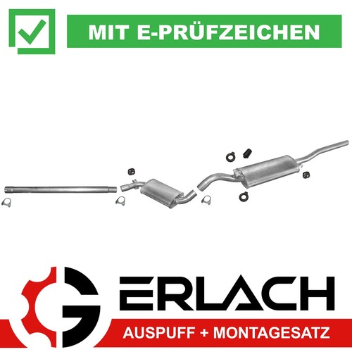Auspuffanlage für jetta ii - vw,