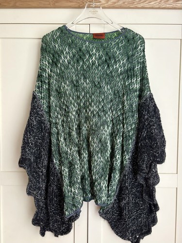 Missoni signature print poncho - missoni,