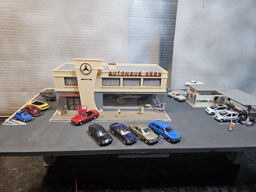Diorama mercedes benz - h0,