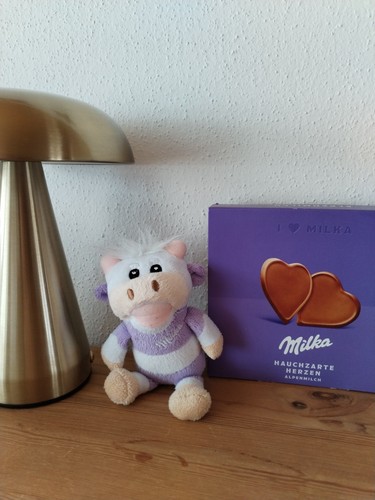 Milka schlüsselanhänger lila - milka,