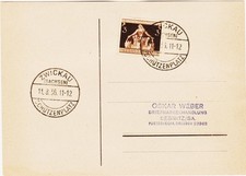 Ganzsache Deutsches Reich 1936