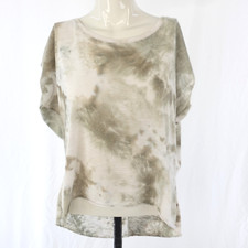 Tie Dye T Shirt High Low Hem