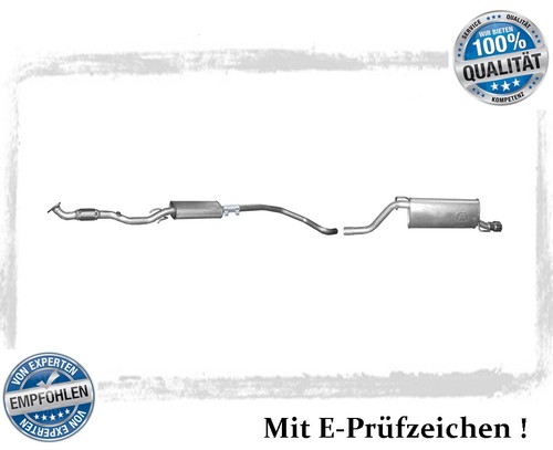 Auspuffanlage für opel corsa - für,