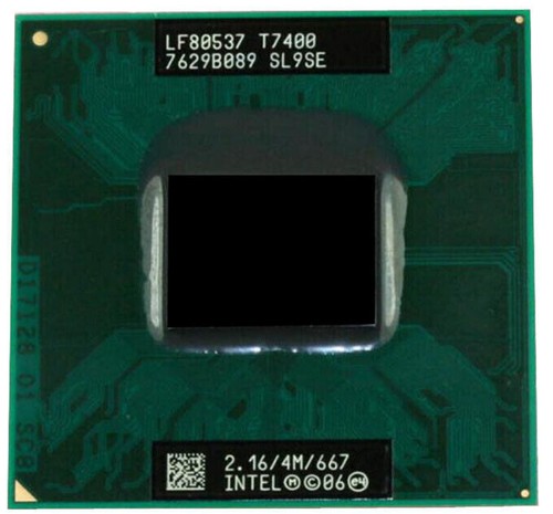 Intel core duo t7400 16 - 2, 2.16