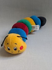 BRIO Raupe bunt Kinder Stofftier mit Klingelgeräusch Kuscheltier ca.20cm