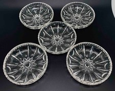 Kristallschalen 5 Stück Retro
