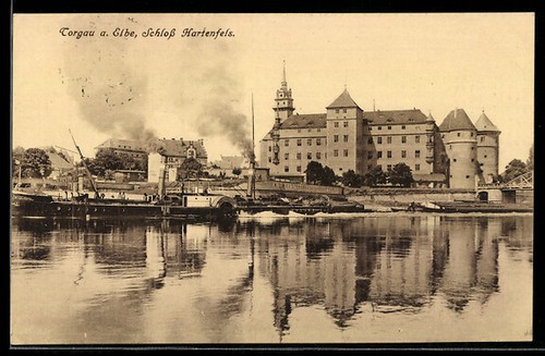 Torgau elbe ansichtskarte - torgau, a.