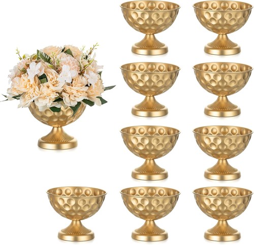 Vase gold metall klein cm - vase,