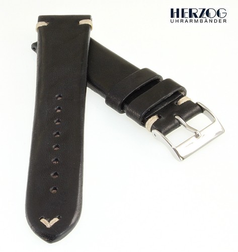Herzog pferdeleder uhrarmband - pferdeleder,