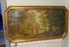 Antikes großes Heiligenbild