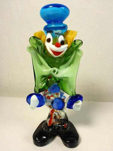 Murano clown glas - clown,