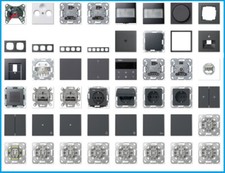 Gira System 55/E2 Anthrazit