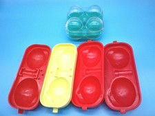 Eierbox DDR u.a. für 2 und 4 Eier ohne Zubehör 3 Stück we370