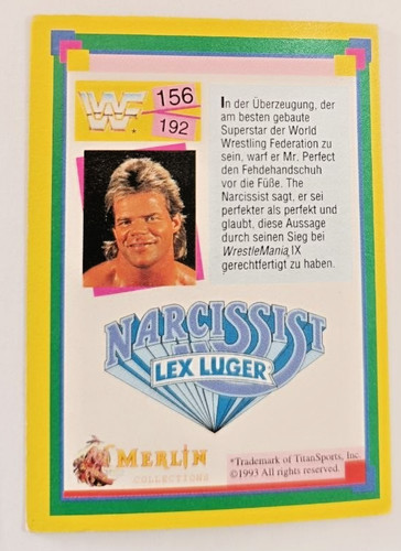 Wwf wrestling sammelkarte - wwf, nr