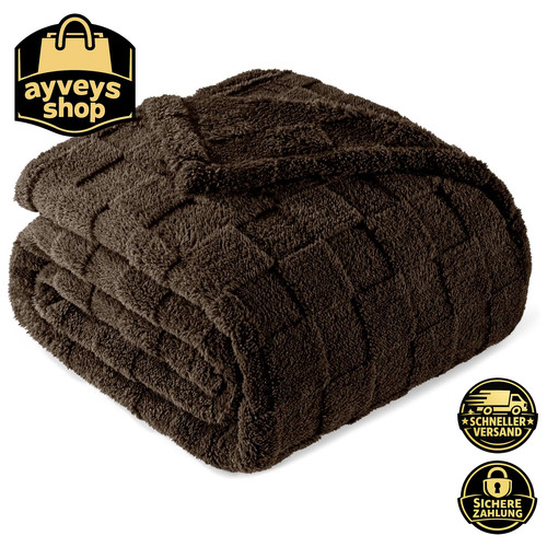 Kuscheldecke flauschig 150x200 - flauschig,