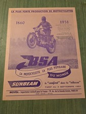 BSA & Sunbeam Tarif -