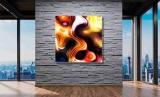 ABSTRAKT BILD ALURAHMEN KUNST