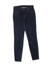 LEE Damen Scarlett High Skinny Jeans W29 L30 Navy Blau Lyocell BT93