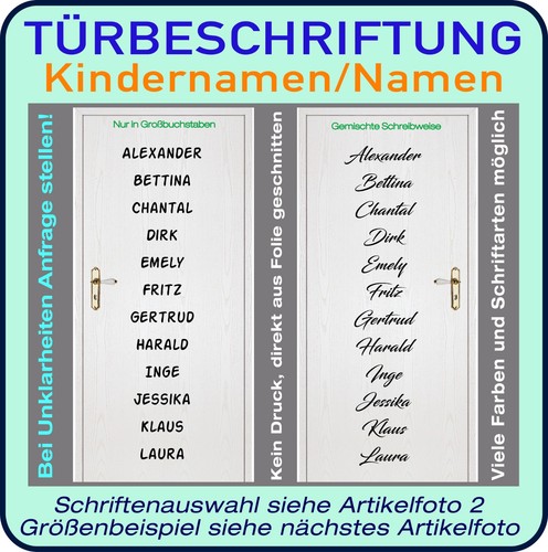 Name kinderzimmer aufkleber - name,