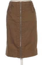 Comma Rock Damen Damenrock Gr. EU 38 Baumwolle Braun #cg90vy0