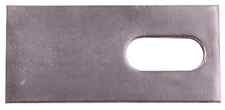 Fußplatte Anschweißlasche 110x50x8 mm mit Langloch 40x17 mm  Torband M16 STAHLCO