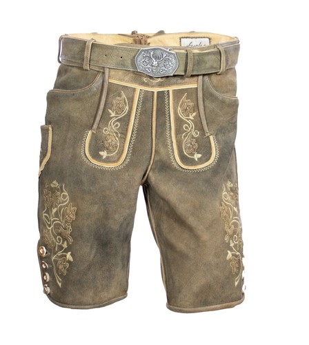 Kurze trachtenlederhose latz - kurze,
