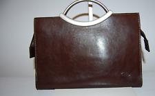 LUIGI Handtasche Leder Braun