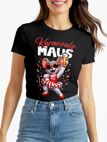 Damen shirt fasching - damen, t-shirt