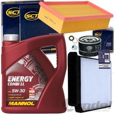 FILTERSET+5W30 ÖL 1.4 i+1.5 dci für NISSAN MICRA 3 K12 NOTE E11 RENAULT CLIO 3 