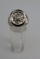 Neugablonz: Trachtenschmuck Ring Edelweiss für Damen oder Herren (116347)