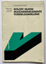 Maschinenelemente Formelsammlung Roloff Matek Taschenbuch Zustand gut