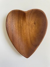 Holzschale Herz 16 cm Herzform flach