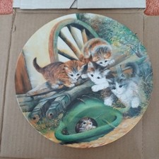 Wandteller Katze nummeriert