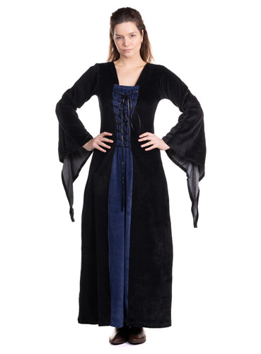 Burgherrin samtkleid - burgherrin,