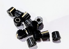 NOS Potentiometer Drehknopf 6mm Achse Vintage Bakelit