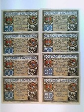 Notgeld, Laufen a.S., 8x 50