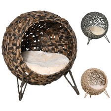 Katzenhaus mit Kissen