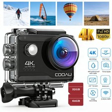 COOAU Action Cam 4K30FPS 20MP