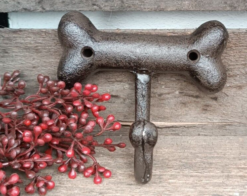 Wandhaken knochen hund - knochen,