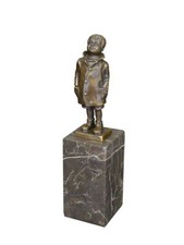 Bronze figur junge - junge, statue