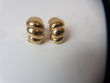 Schöne feine Ohrringe / Ohrclips Creolen vergoldet   Pierre Lang!
