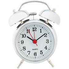 PEARL Glockenwecker laut: Nostalgischer Retro Glockenwecker mit Quarzlaufwerk